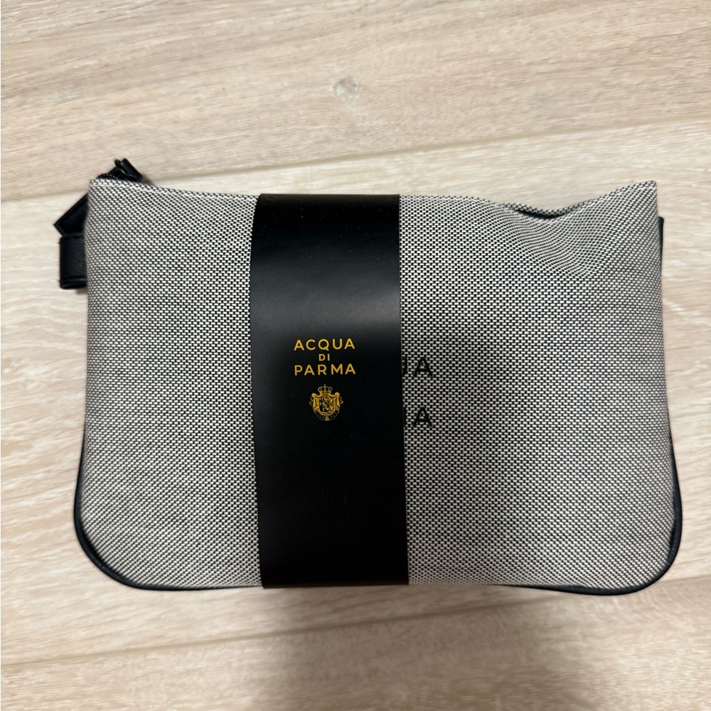 Acqua Di Parma Black and Gray Toiletry Bag
